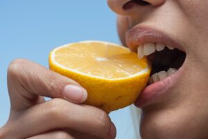 too much citrus fruits can cause teeth problem